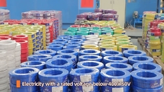 مس خالص سیم های برق خانگی جدا شده از کارخانه