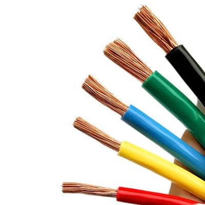 خرید JB/T8734 کابل های سیم کشی استاندارد خانه BVR هسته مس انعطاف پذیر نرم ساختمان سیم برق online manufacture