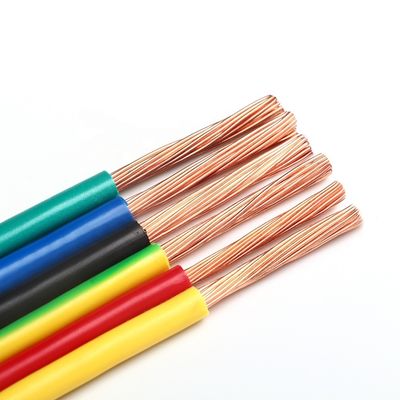 خرید 1.5mm 2.5mm 4mm 6mm PVC عایق مس برق کابل برق برای ساختمان online manufacture