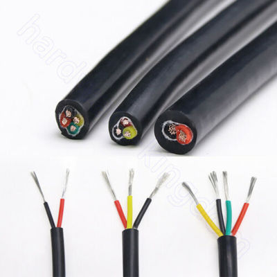 سیم سیلیکونی چند هسته ای 0.3 mm تا 6 mm2 / 3 / 4 Core Tinned Copper Cable برای انعطاف پذیر