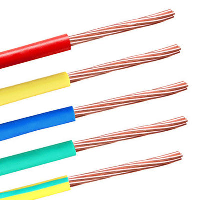 سیم کابل عایق پی وی سی تک هسته ای برای ساخت و ساز ولتاژ نامی 450V/750V
