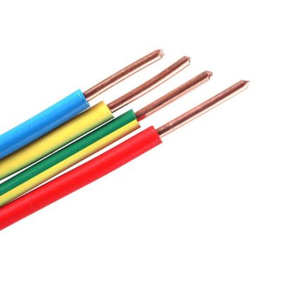 کابل عایق پی وی سی رنگی سفارشی برای سیم خانه 450/750V BV / BVR 1.5mm 2.5mm 4mm 6mm