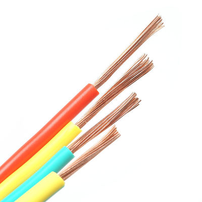 کابل الکتریکی واحد هسته ای BV/BVR از مس جدا شده از PVC 1.5mm 2.5mm برای سیم کشی خانه