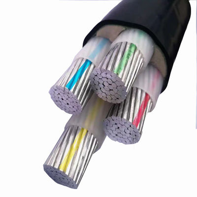 PVC عایق 4 هسته ای کابلهای برق زرهی 2.5mm 10mm 25mm 50mm 150mm 185mm 240mm 300mm