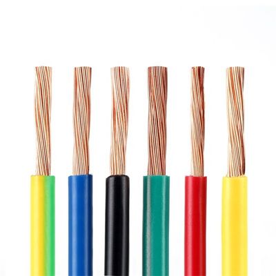 PVC عایق رسان مس سیم الکتریکی برای خانه 1.5sqmm نوع بدون رشته