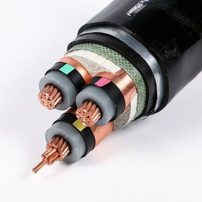 کابل زیرزمینی 50 میلی متری سیاه 110 کیلو ولت XLPE