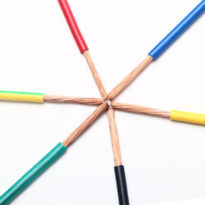 10mm Square Bare PVC Insulated Flexible Copper Wire With Stranded Conductor سیم مس انعطاف پذیر عایق شده با سیم رسانا