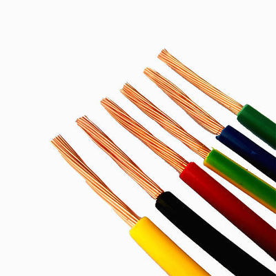 طول سفارشی PVC پوشش سیم مس ضد شعله BVR سیم برای خانه