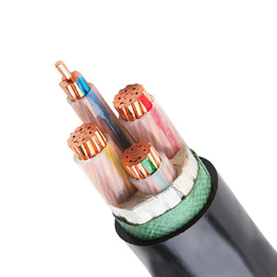طول سفارشی گرمایش 0.6/1kv XLPE عایق PVC پوشش Cu رسانا 4X25 1X16mm