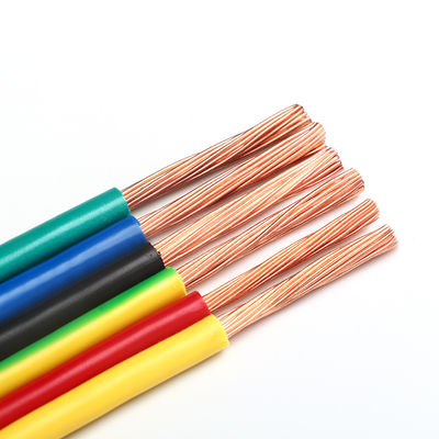 6mm AWG 6 Single Core Building PVC Power Cable مس عایق بندی شده نوع بره
