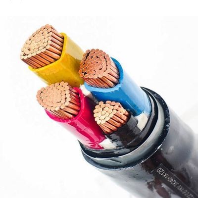 کابل برق زیرزمینی زره دار و پوشیده از PVC XLPE با هادی مس خالص