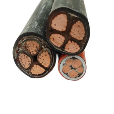 0.6/1kv YJV کم ولتاژ صنعتی سه هسته کابل برق مس برای اندازه سفارشی
